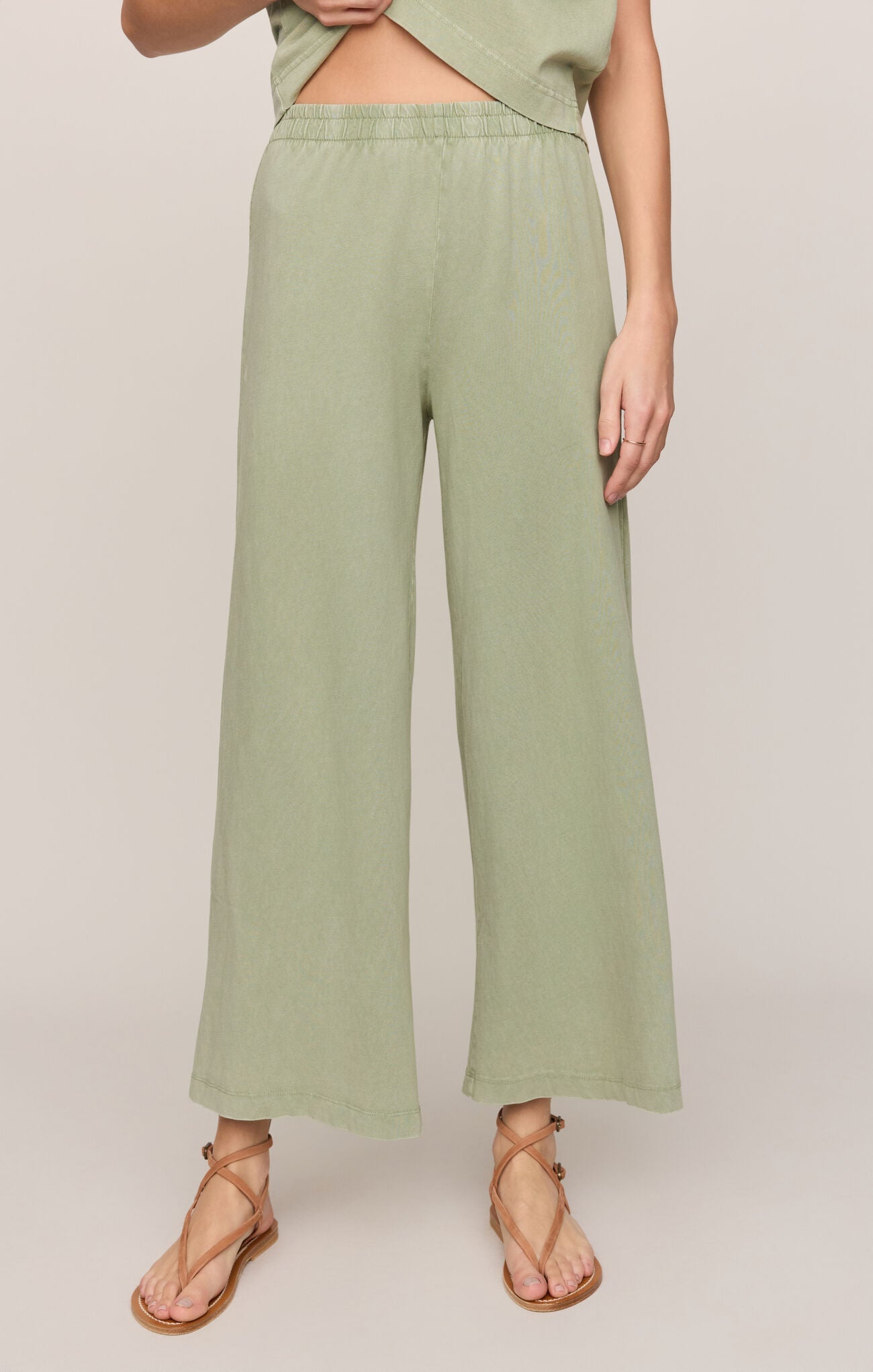 Scout Jersey Crop Flare Pant