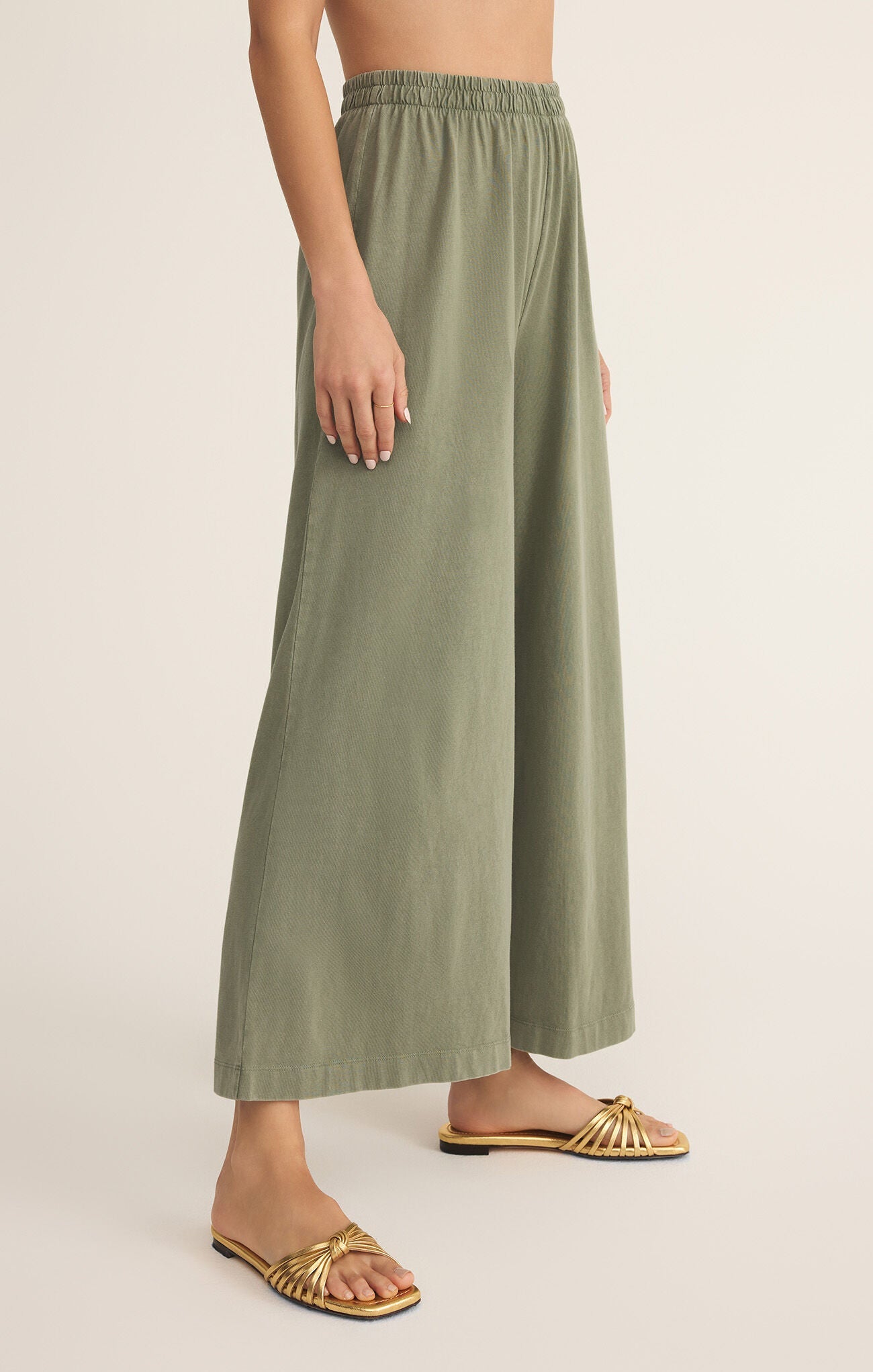 Scout Jersey Crop Flare Pant