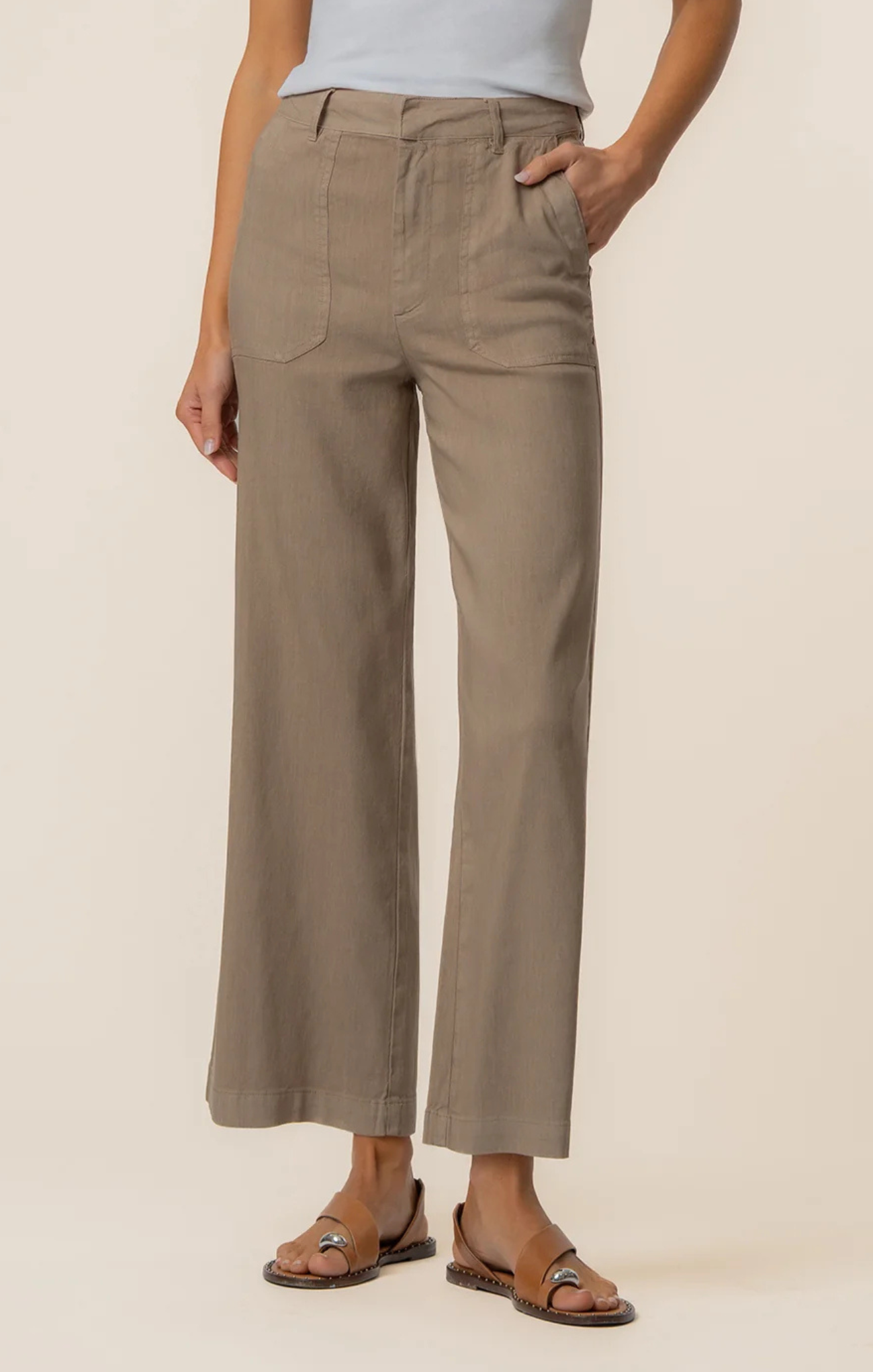 Topaz High Rise Wide Leg Pant