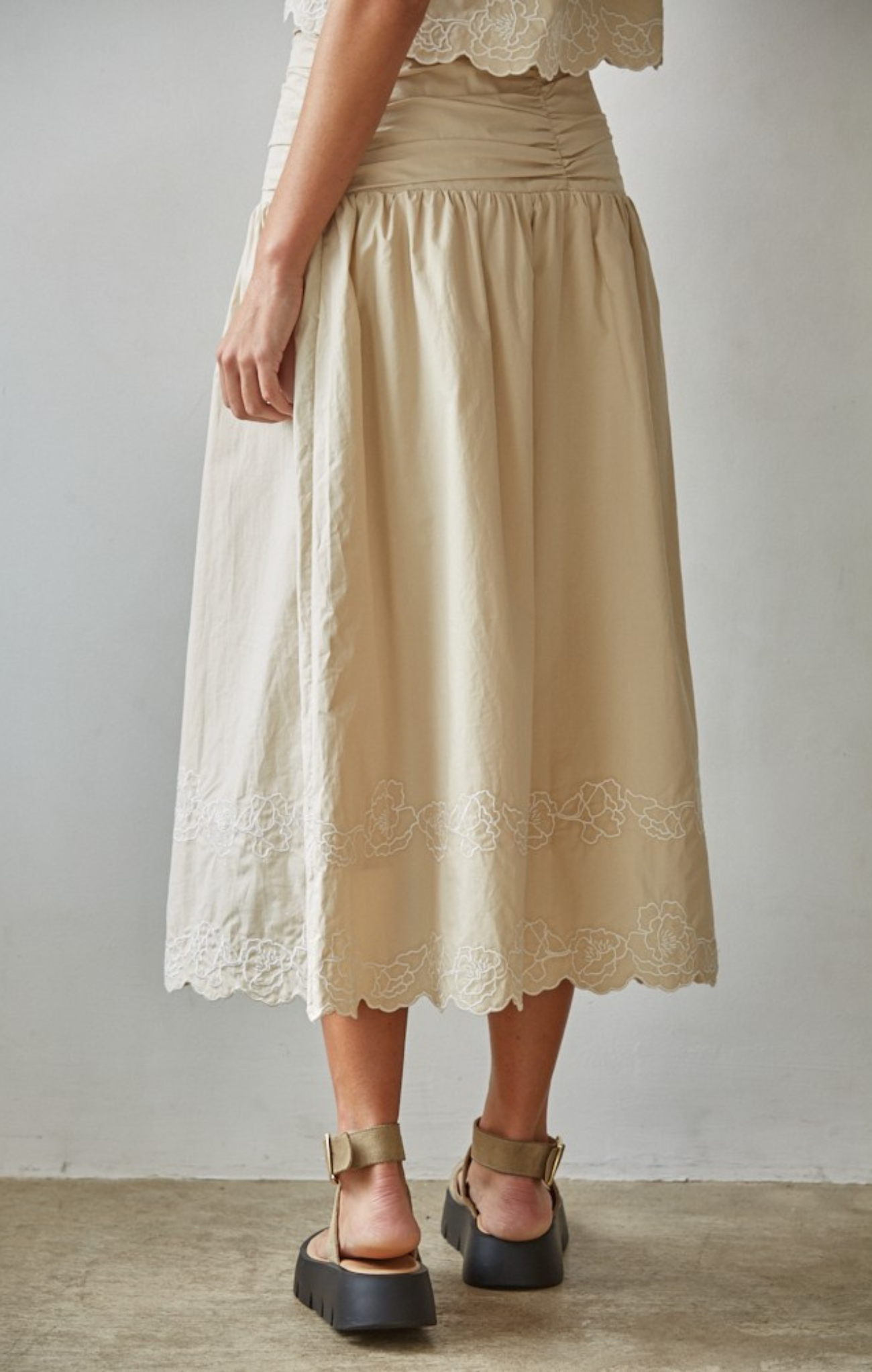 Tuscany Embroidered Skirt