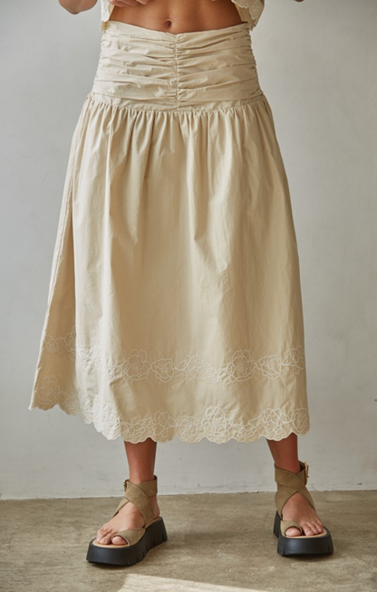Tuscany Embroidered Skirt