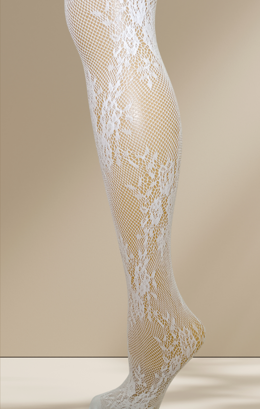 Vivian Floral Lace Tights