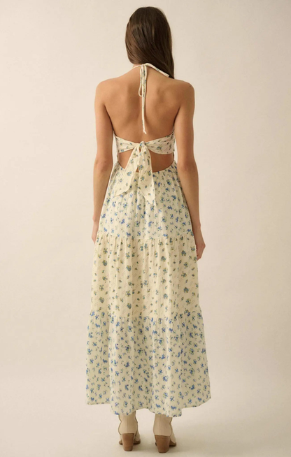 Zoe Floral Tiered Maxi Dress