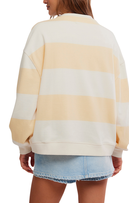 Classic Stripe Crew Wide