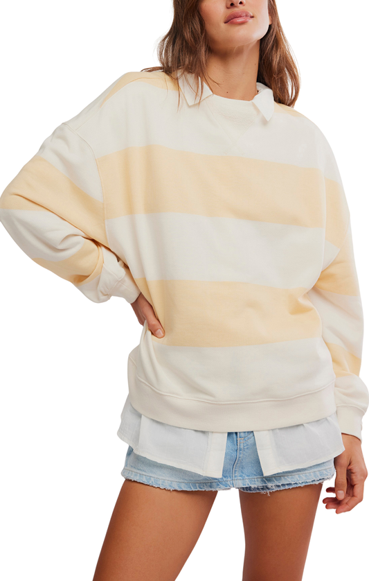 Classic Stripe Crew Wide