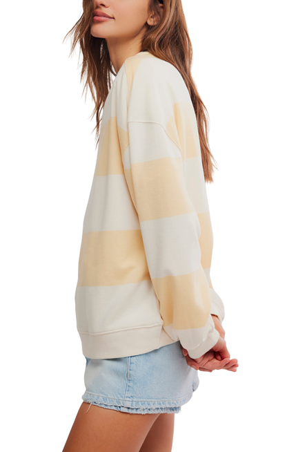 Classic Stripe Crew Wide