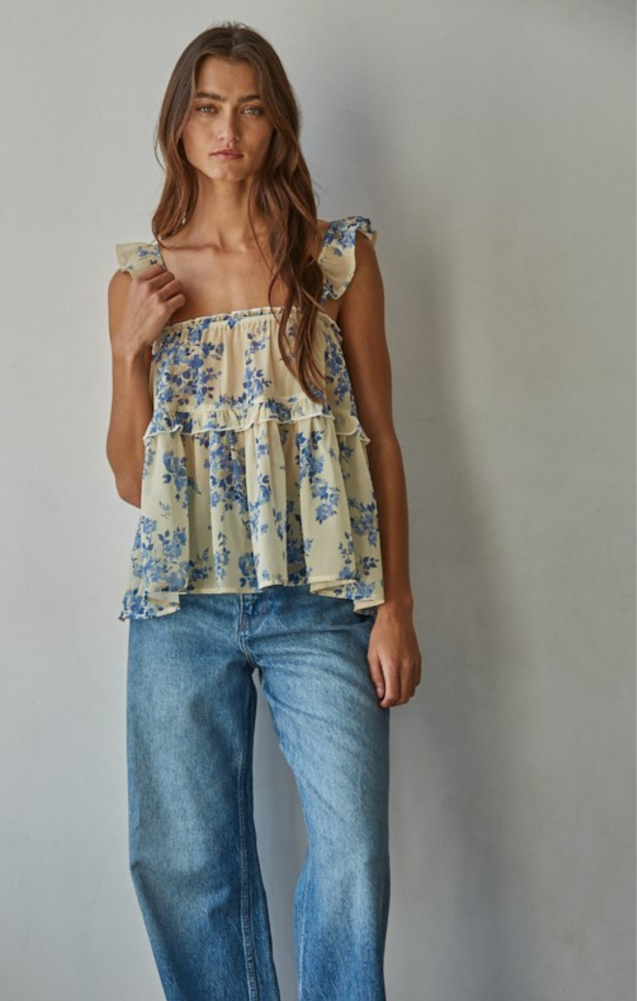Etienne Floral Top