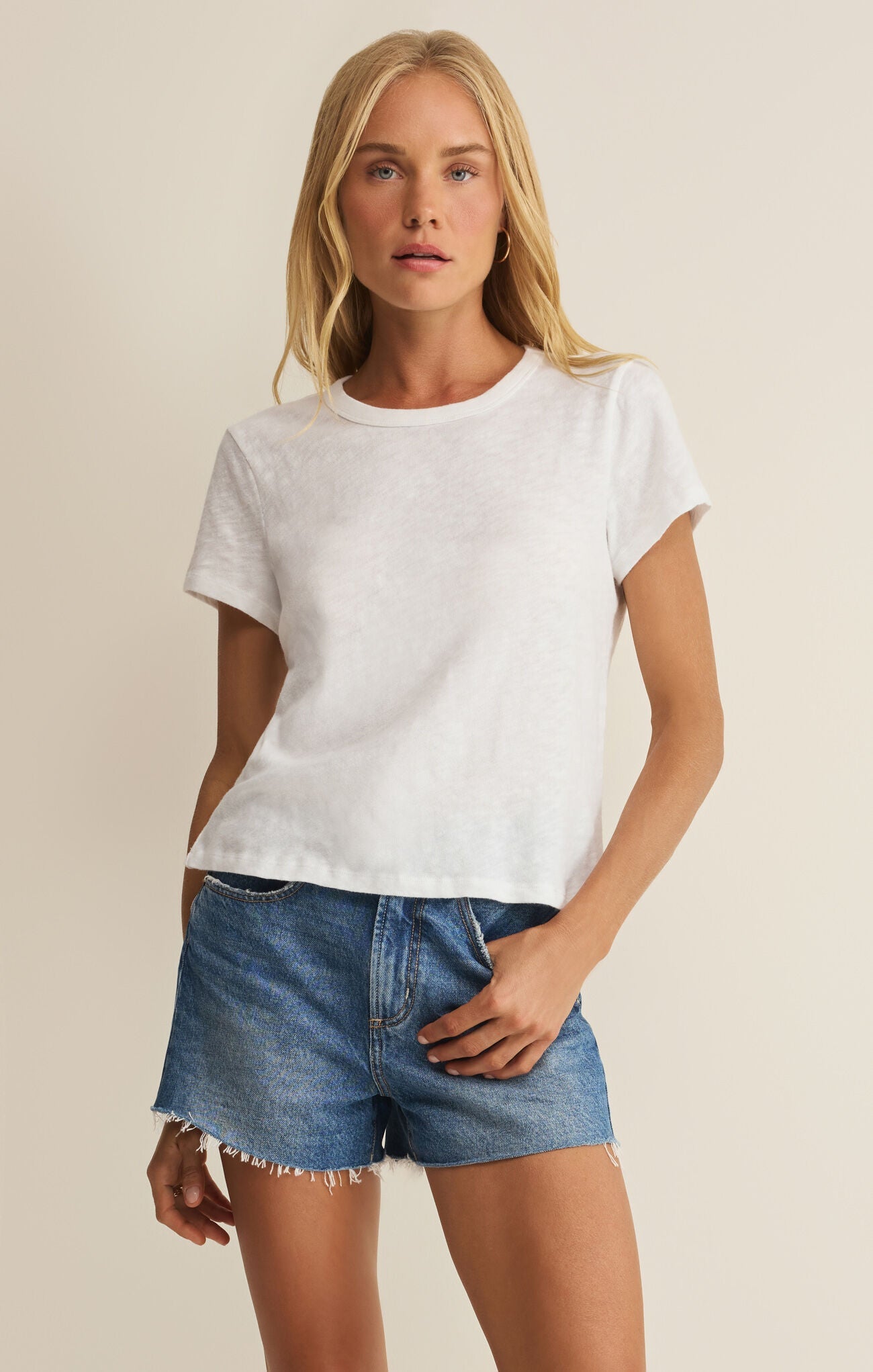 Junie Slub Tee Shirt