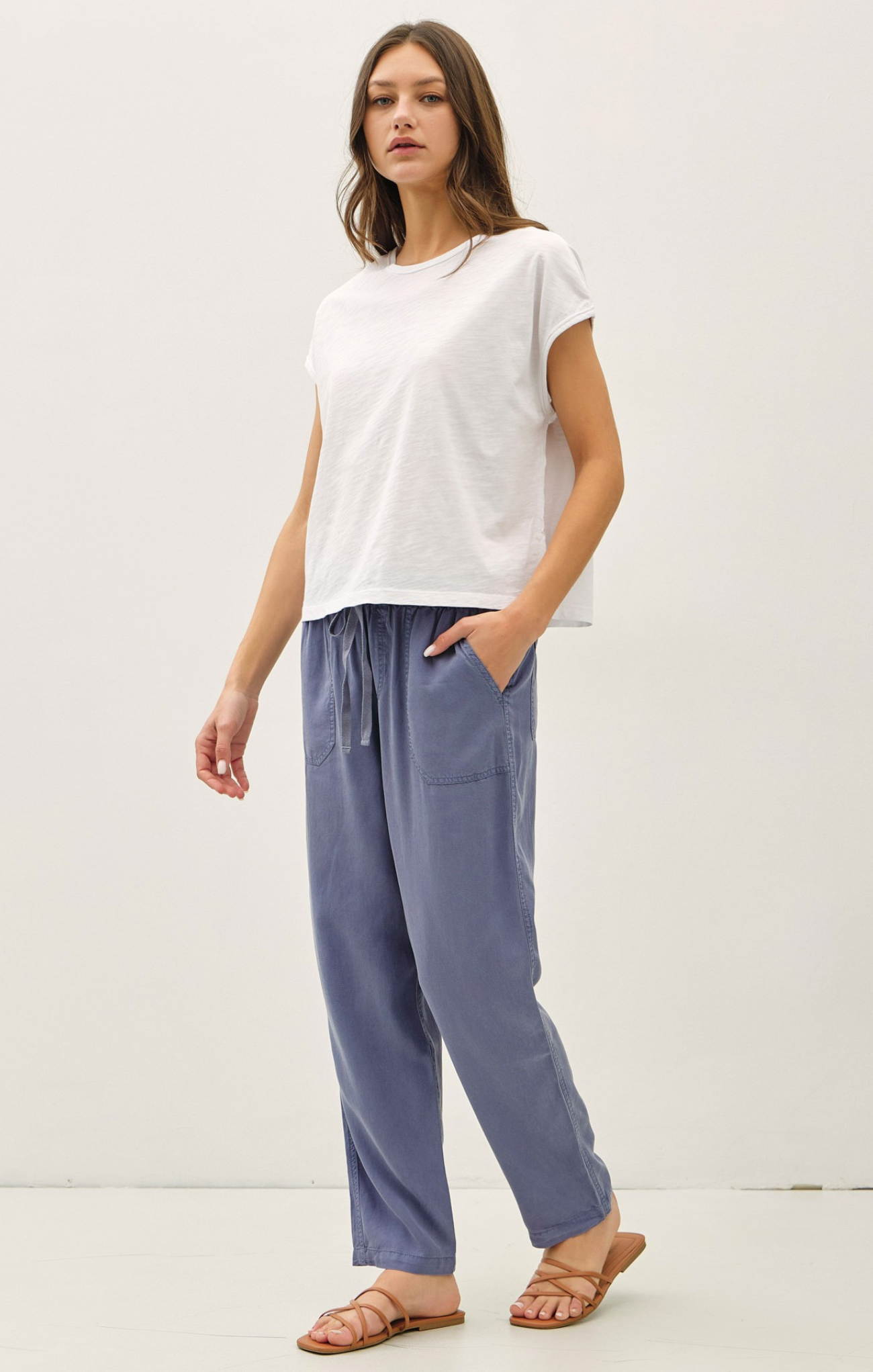 Lara Tencel Ankle Pants