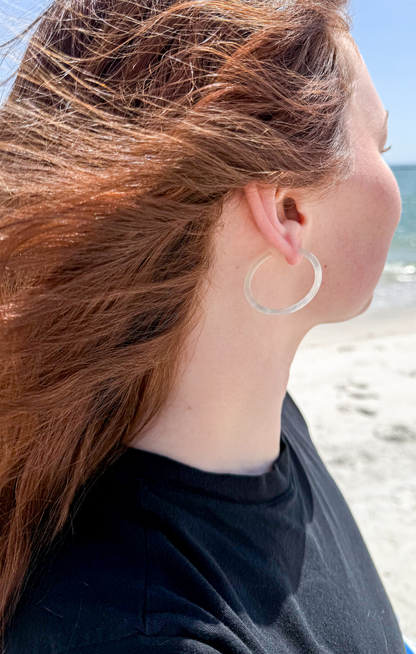 Skinny Autumn Acetate Hoops