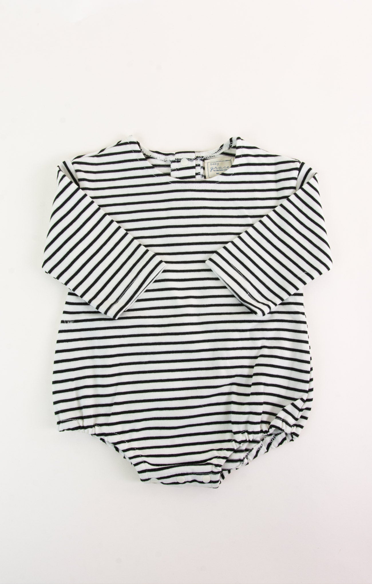 Jude Striped Long Sleeve Onsie