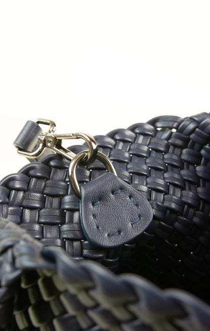 Kendra Woven Pom Pom Bag