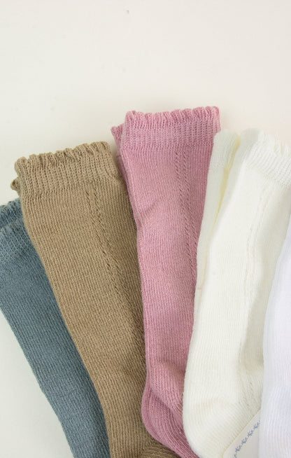Mara Ruffled High Rise Sock