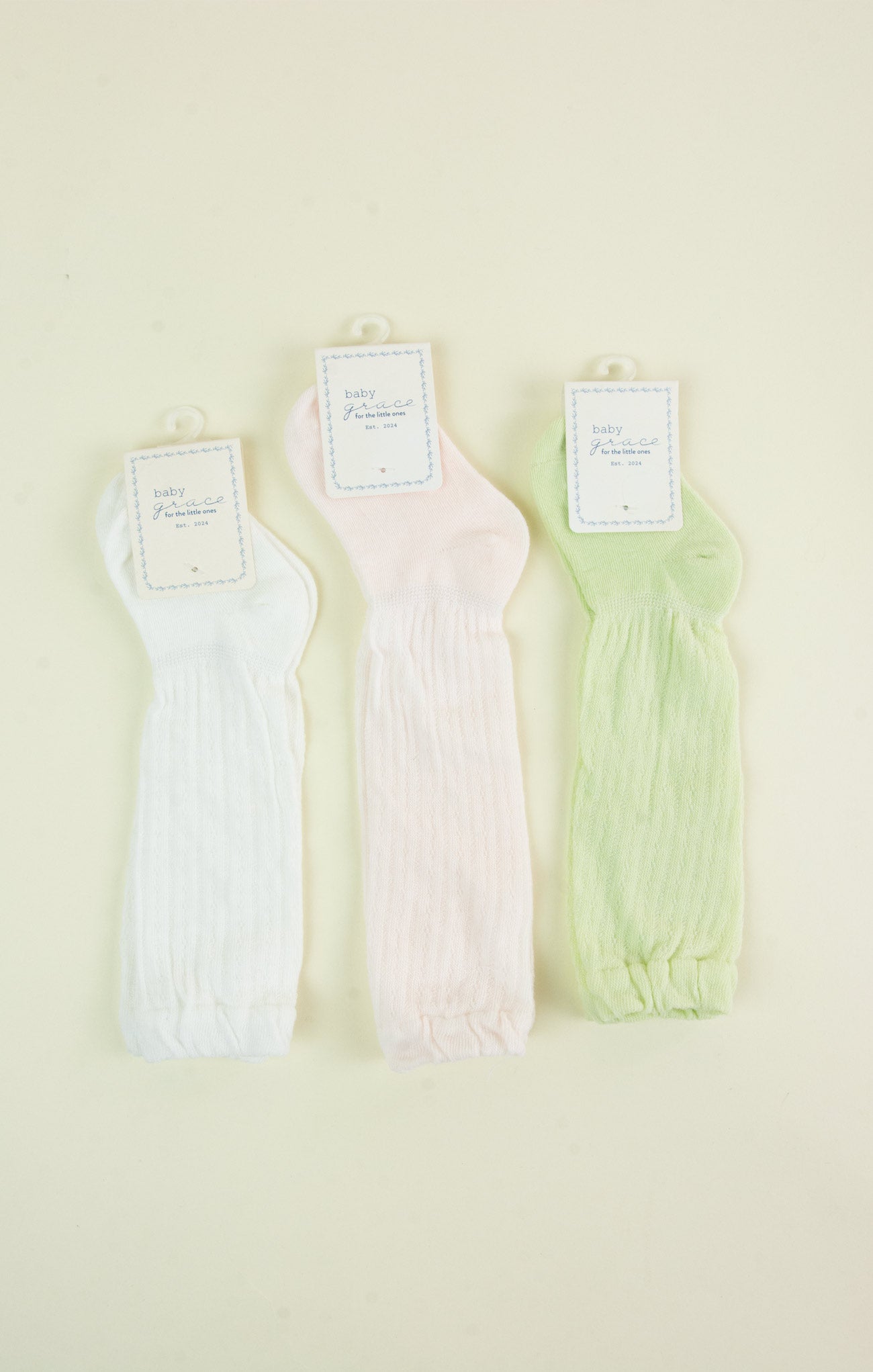 Leah Knee High Baby Socks