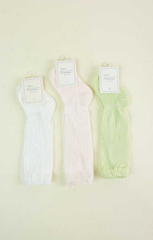 Leah Knee High Baby Socks
