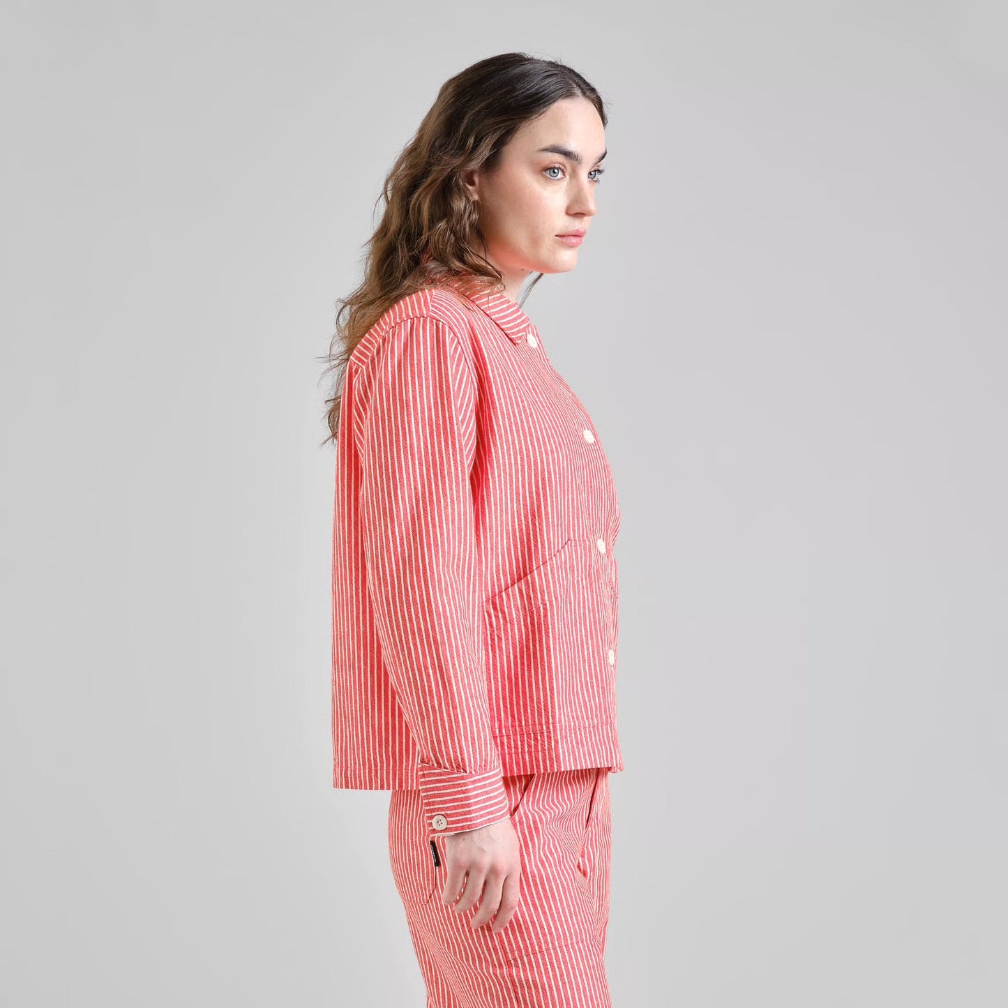 Dedicated Red Work Stripe Jacket