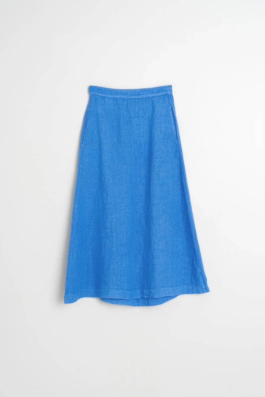 Indi & Cold Cobalt Linen Skirt