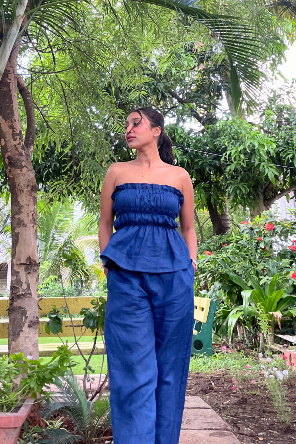 Dark Blue Gelato Top & Pants Set - Image 3