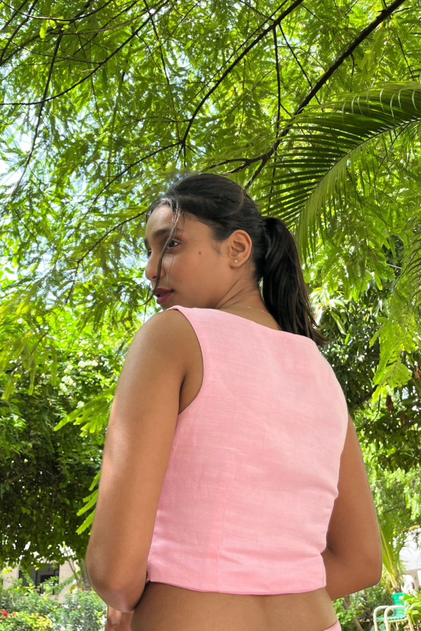 Pink Candy Waistcoat - Image 2