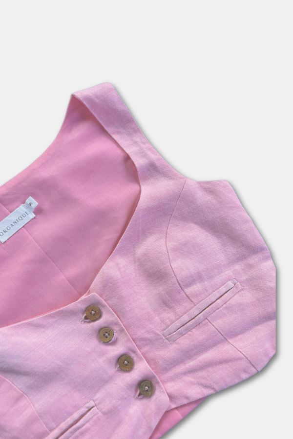 Pink Candy Waistcoat - Image 3